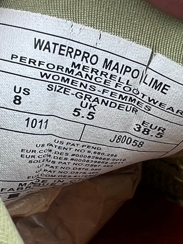 Merrell Waterpro Maipo shoes , size 38.5