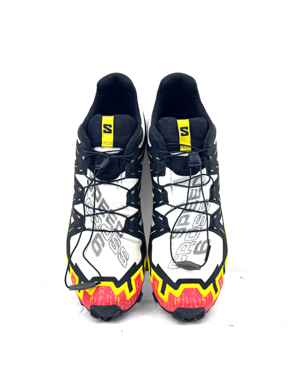 Salomon Speedcross 6 'Black Empire Yellow' is a men's trail running shoe , size 46-47
