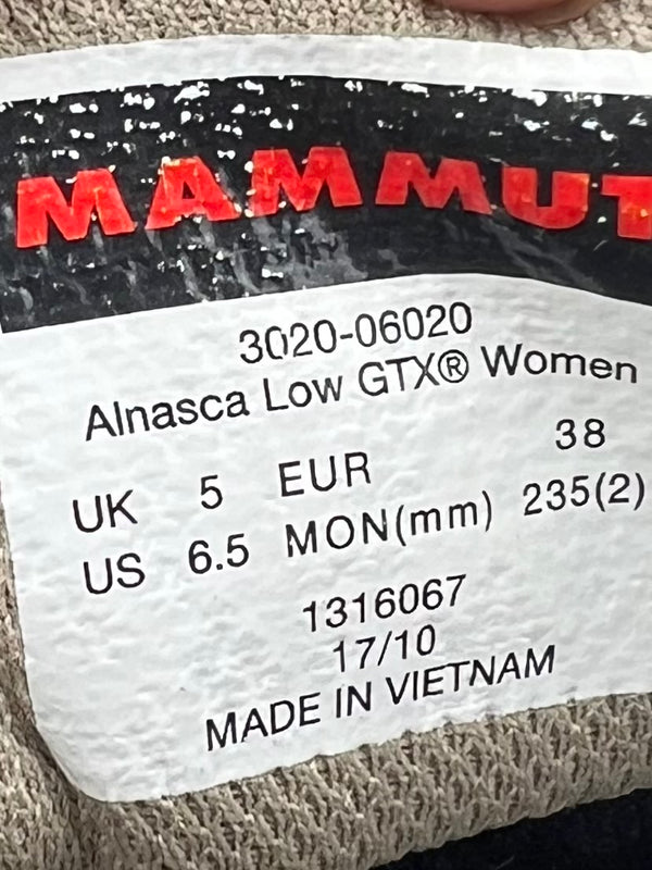 Mammut Alnasca Low GTX hiking shoes , size 38