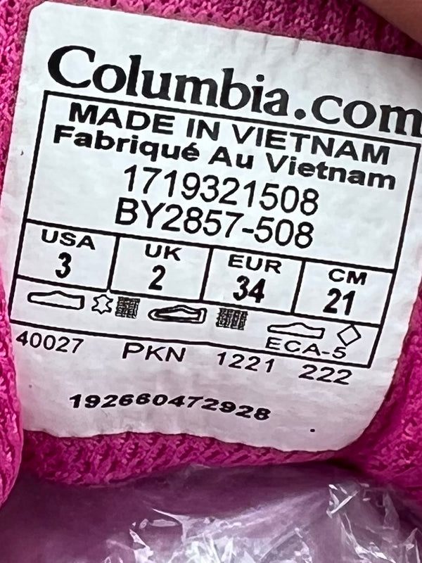 Columbia Youth Redmond Waterproof hiking shoes , size 34
