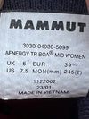 Mammut Aenergy TR BOA Mid trail running shoes , size 39-40