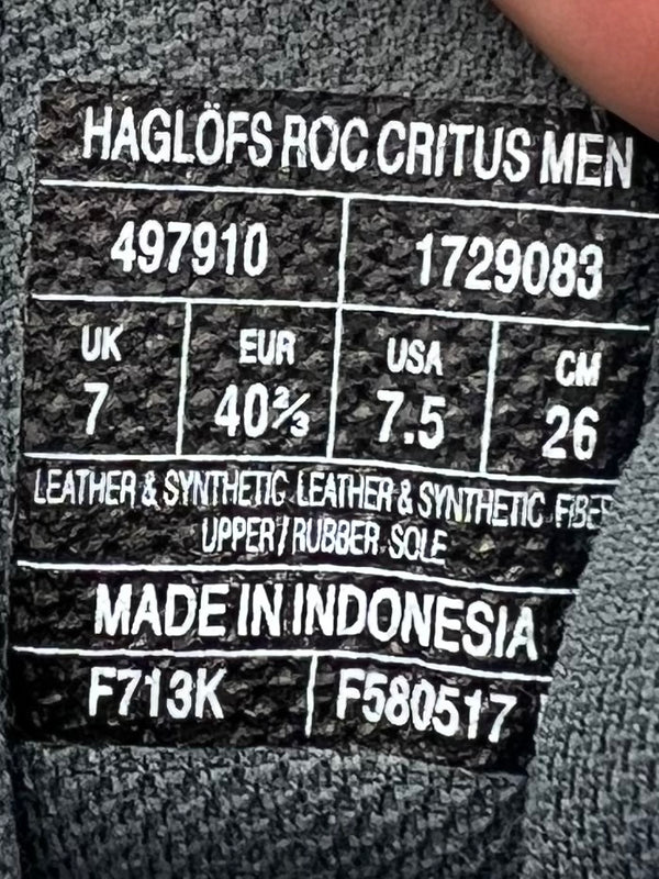 Haglöfs Roc Claw GT hiking shoes , size 40 2/3