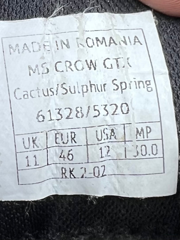 Salewa Crow GTX mountaineering boots , size 46