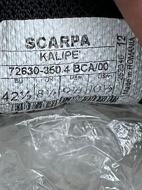 Scarpa Kalipe approach shoes , size 42.5