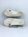 Vivobarefoot Ra Slip On women's barefoot shoes in a metallic gray/silver leather.