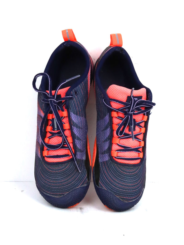 Merrell Vapor Glove 2 women's barefoot trail running shoes with a Vibram sole.