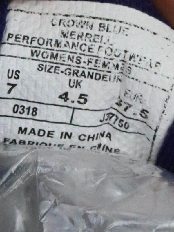 Merrell Vapor Glove 2 women's barefoot trail running shoes with a Vibram sole.