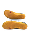 Vivobarefoot Primus Lite III men's barefoot training shoes in a blue textile color with a gum sole