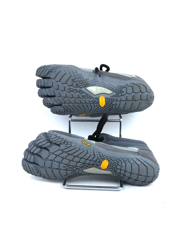 Vibram FiveFingers Trek Ascent Insulated walking shoes in grey with a black lace-up closure.