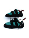 Adidas Five Ten Women's Anasazi LV (Low Volume) climbing shoes in collegiate aqua and black.