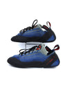 Mammut Edge climbing shoes in blue and black suede.