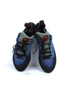 Mammut Edge climbing shoes in blue and black suede.