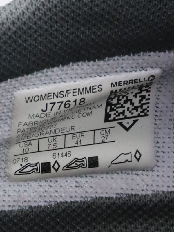 Merrell Bare Access Flex Shield trail running shoes in a purple and black "Hypernature" colorway.