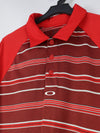 Oakley Hydrolix Polo men's shirt , striped golf performance style.