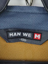 "Man We" brand quarter-zip pullover jacket.
