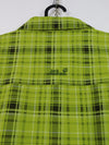 Jack Wolfskin green plaid flannel shirt.