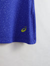 ASICS Women's Racerback Top in blue speckle
