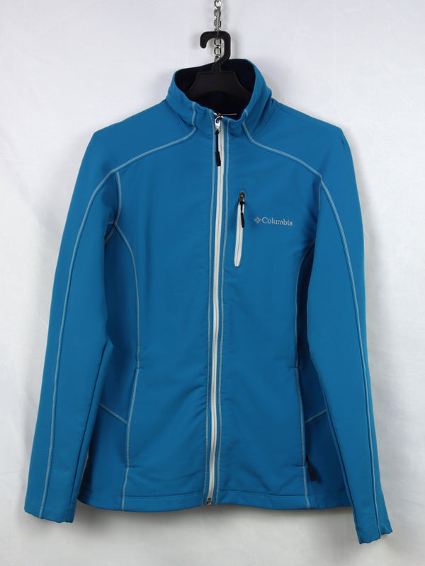 Columbia women's blue softshell jacket
