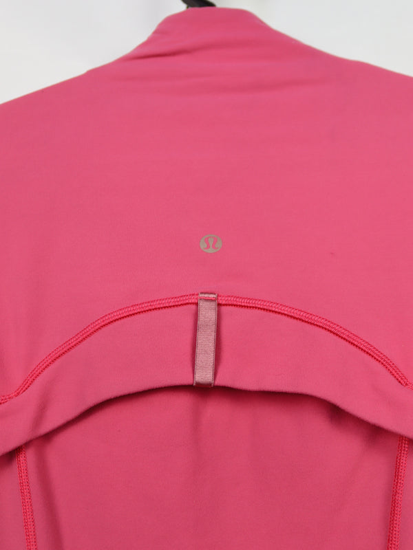 Lululemon Define jacket , possibly in the Luon fabric.