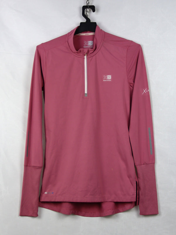 Karrimor Xlite women's long-sleeve quarter-zip running top