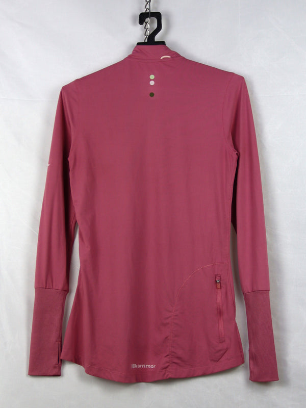 Karrimor Xlite women's long-sleeve quarter-zip running top