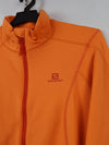 Salomon Discovery full-zip fleece jacket in orange
