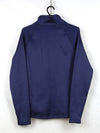 The North Face navy blue fleece pullover.