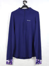 Marmot Leconte Fleece Half-Zip Pullover for womenwith a patterned cuff.