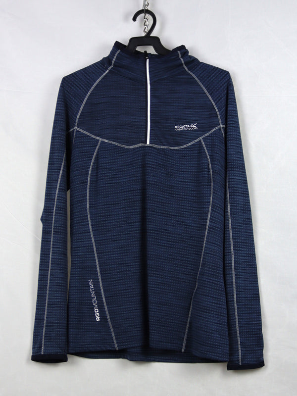Regatta Yonder Half-Zip Fleece Top, available in men's and women's styles.