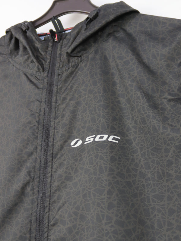 SOC brand windbreaker jacket is a lightweight