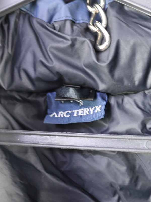 Arc'teryx men's blue down puffer jacket