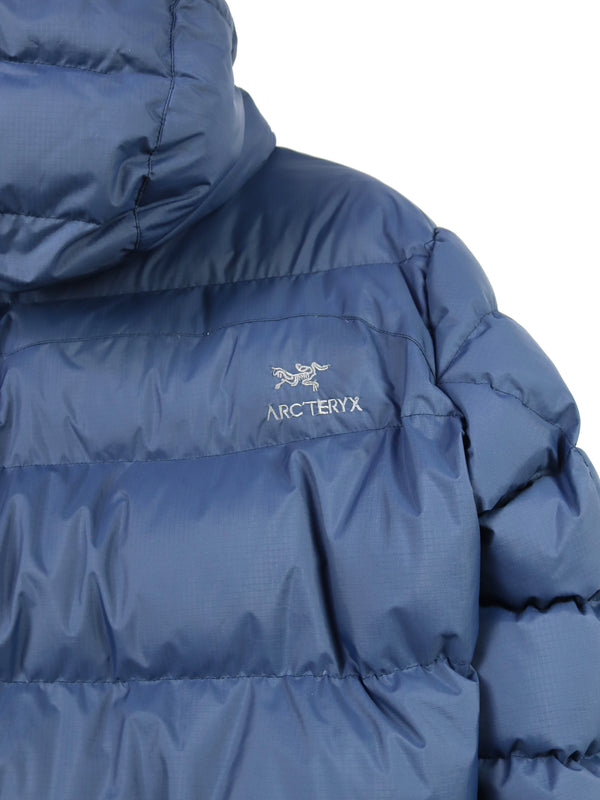 Arc'teryx men's blue down puffer jacket