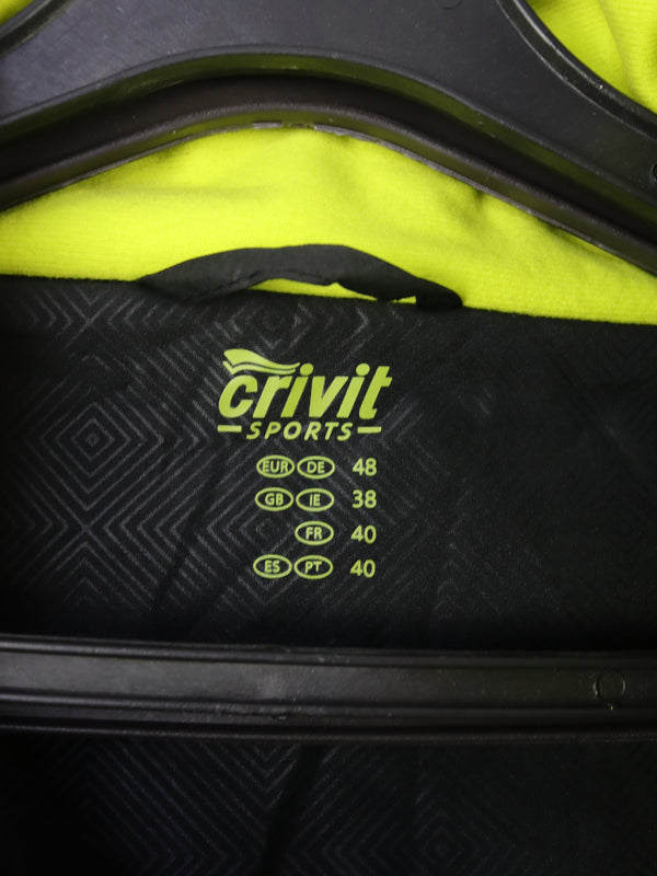 Crivit black waterproof outdoor jacket