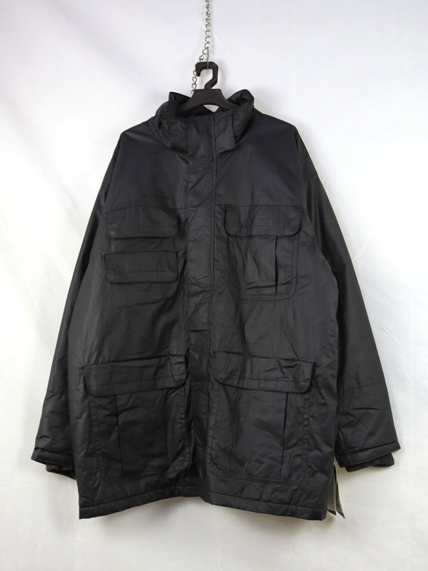 Columbia Landroamer II Parka, a men's black insulated and waterproof jacket.