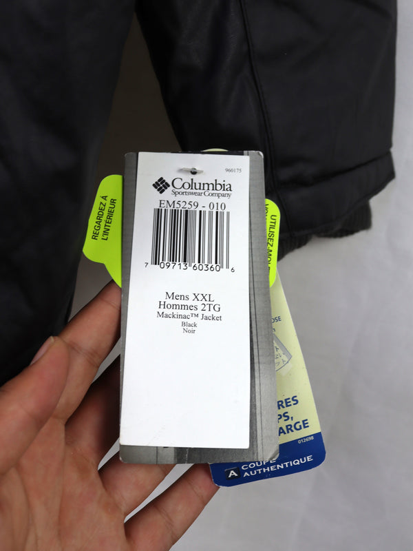 Columbia Landroamer II Parka, a men's black insulated and waterproof jacket.