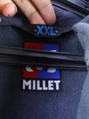 Millet Gore-Tex waterproof jacket in navy blue with a hood