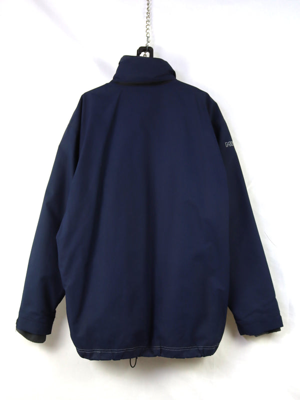 Millet Gore-Tex waterproof jacket in navy blue with a hood