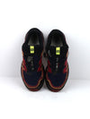 Salomon Wings Flyte 2 GTX trail running shoes in a black and red colorway with yellow detailing.