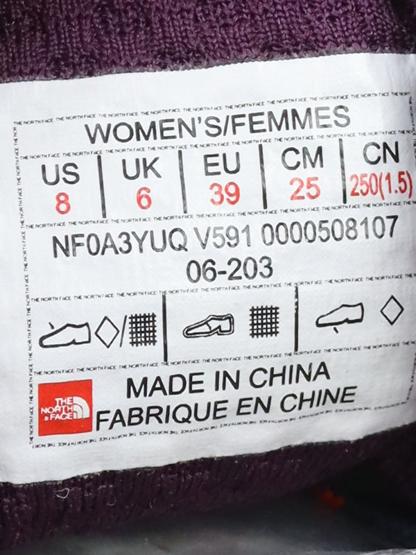 The North Face Activist FUTURELIGHT walking shoes in a purple or zinc rose color.
