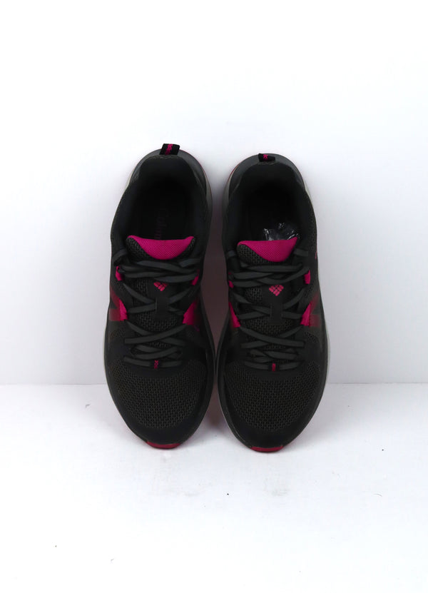 Columbia Escape Pursuit trail running shoe in black and red