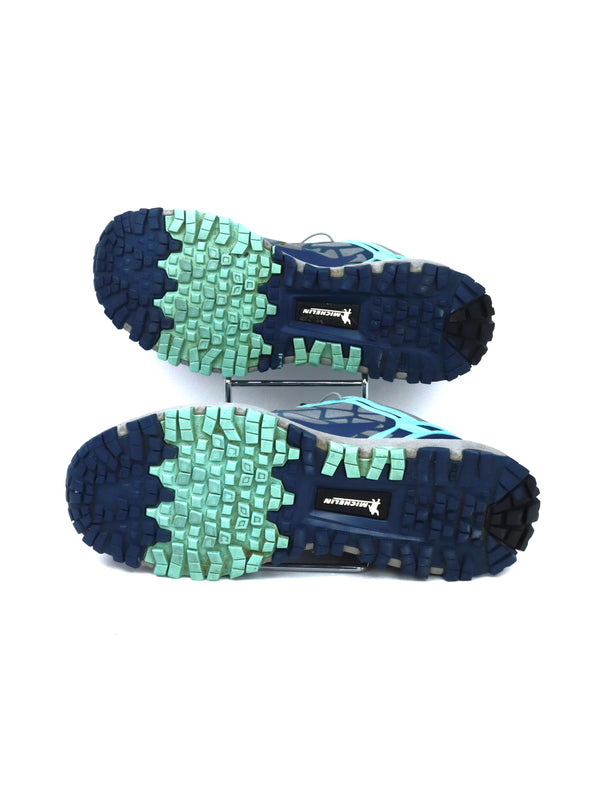 Salewa Multi Track trail running shoe, a versatile shoe designed for speed hiking, mountain training, and mountain biking.