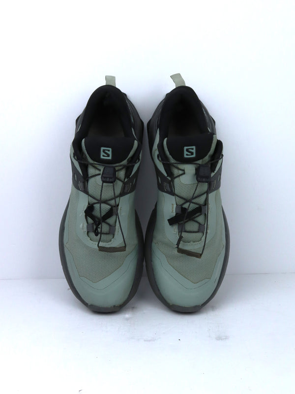 Salomon X Raise Ortholite Hiking Shoes Green Gray Black