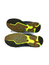 Salomon Wings Pro 2 trail running shoes in purple and lime green.