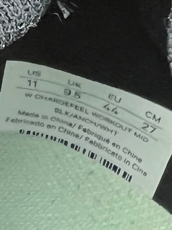lululemon Chargefeel Mid workout shoes feature a black , size 42-43
