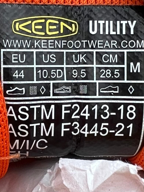 KEEN Utility Vista Energy industrial work sneakers , size 44