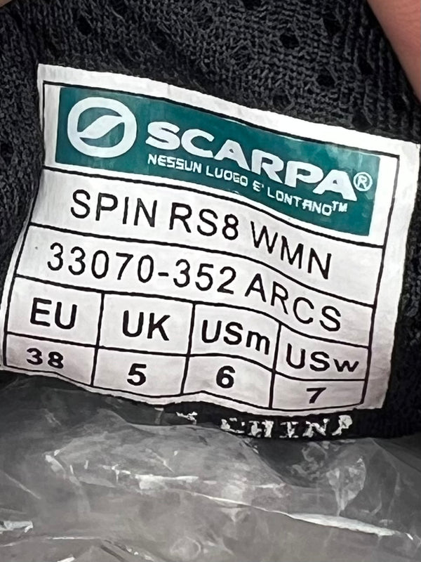 Scarpa Spin RS8 women's trail running shoes , size 38