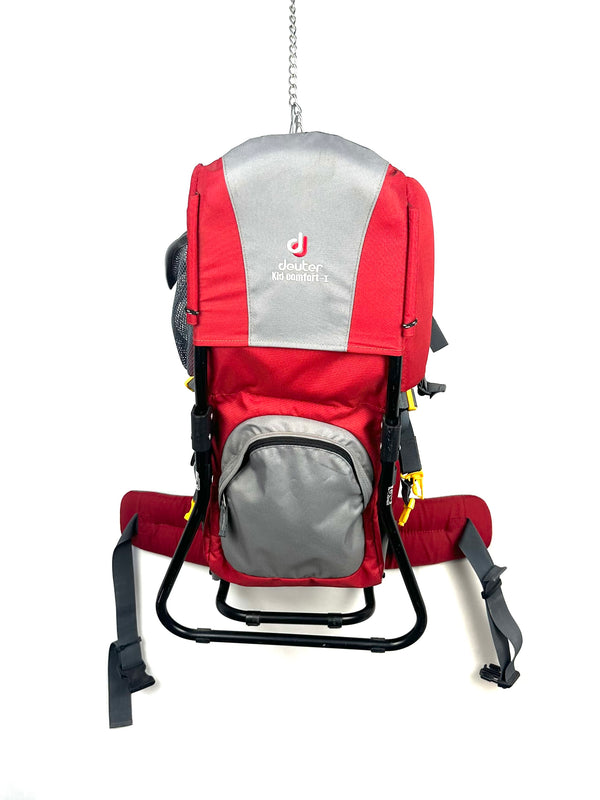 Deuter Kid Comfort I hiking child carrier backpack.