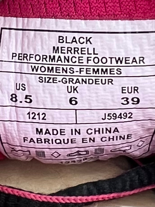 Merrell Vapor Glove minimalist running shoes , size 39