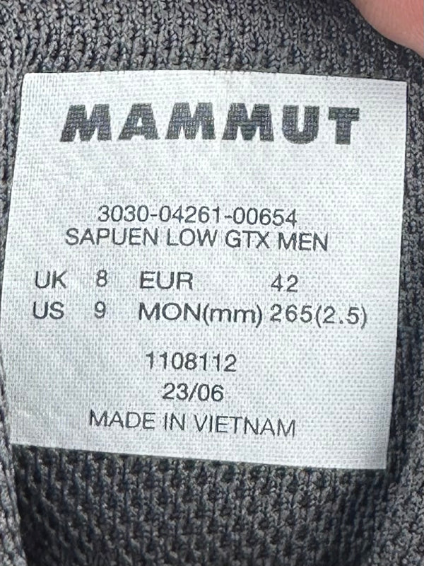 Mammut Sapuen Low GTX hiking shoes , size 42