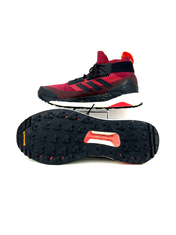 adidas Terrex Free Hiker GTX burgundy hiking sneakers , size 44